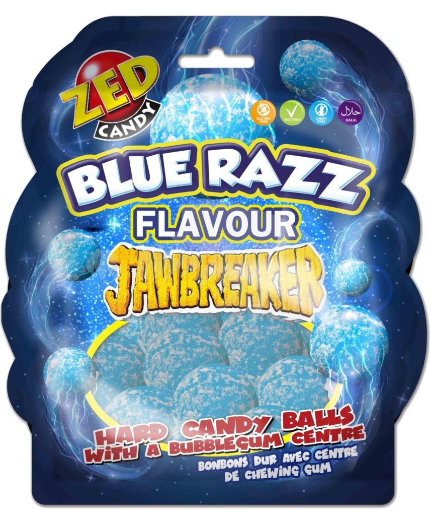 Zed - Bag Blue Razz Jawbreaker 132 Gram – candyonlinenl1