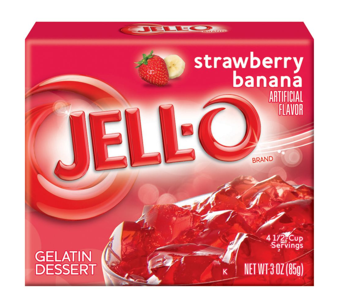 Jell-O - Strawberry Banana 85 Gram – candyonlinenl1