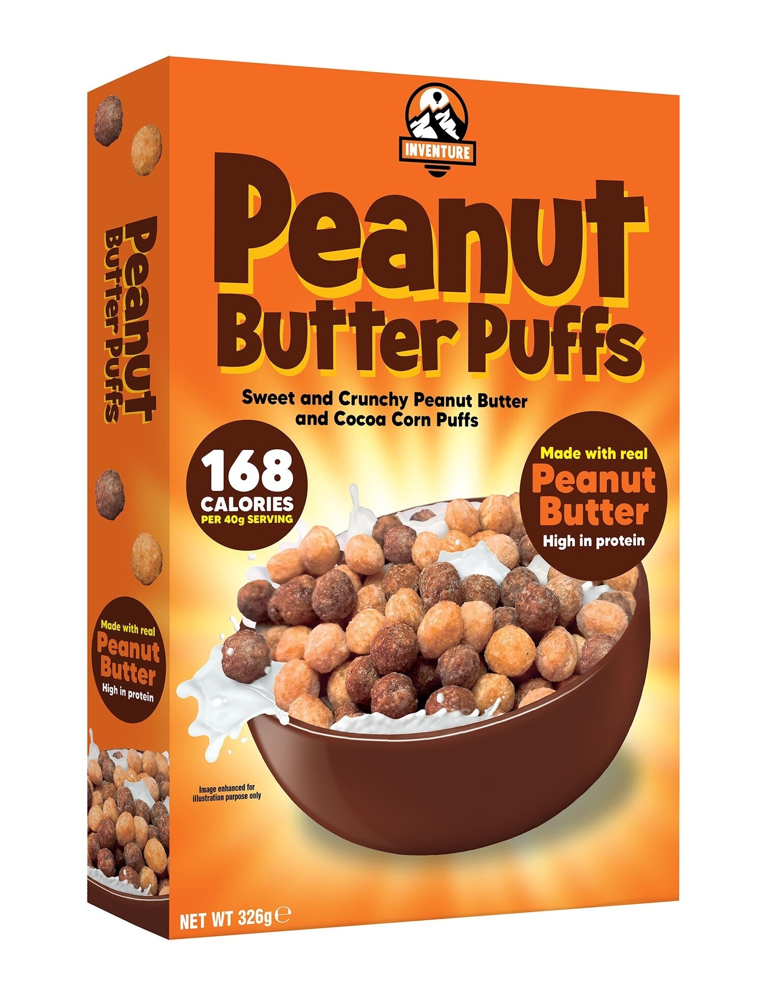 Inventure - Peanut Butter Puffs 326 Gram – candyonlinenl1
