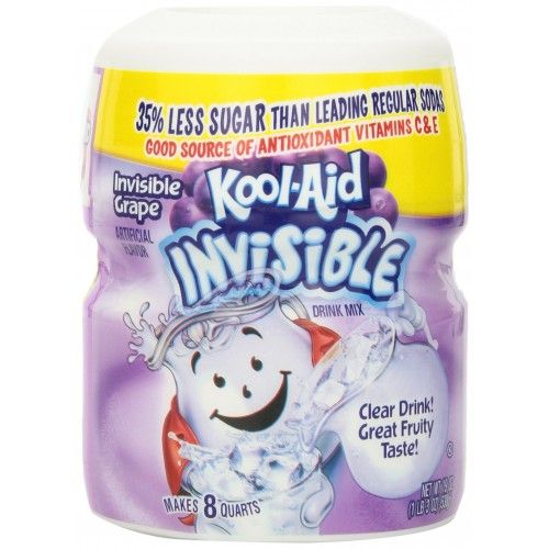 Kool Aid 8QT Invisible Grape 538 Gram – candyonlinenl1