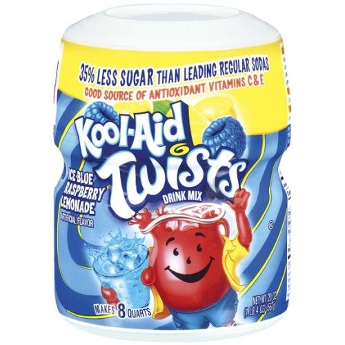 Kool Aid 8QT Ice Blue Raspberry 538 Gram – candyonlinenl1